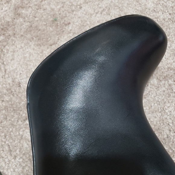 Steve madden leather heels black elastic ankle - Picture 8 of 8